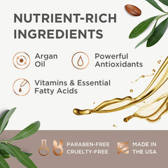 Argan Magic contiene aceite de argán y antioxidantes que protegen y nutren