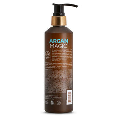 Argan Magic aplicación crema definidora en la mano para rizos definidos.