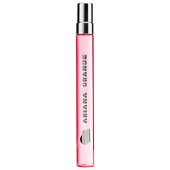 Ariana Grande Cloud Pink bottle closeup, with soft pink hue for daily wear.