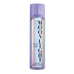 A Ariana Grande Moonlight bottle front showing the elegant floral gourmand scent for daily wear