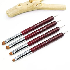 Aridito clean-up brushes deliver clean lines for neat tips