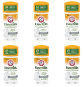 Arm & Hammer Essentials solid deodorant unscented packaging highlights aluminum-free protection for daily odor control.