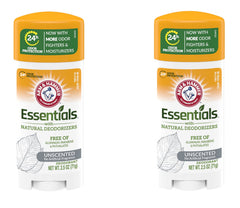 Arm & Hammer Essentials Desodorante sin fragancia, empaque de 2 para uso diario.