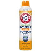 Arm & Hammer spray polvo corporal invisible sin talco para uso diario.