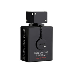Armaf Club De Nuit Intense Extrait bottle close-up highlighting premium design for refined style
