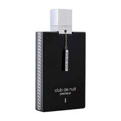 Armaf Club De Nuit Precieux bottle pour, long-lasting scent for evenings.