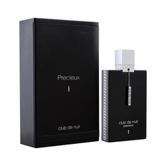 Armaf Club De Nuit Precieux woody base, highlights amber and cedar.