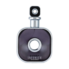 Armaf Infinity for Men bottle front shows bold branding for confident wear
