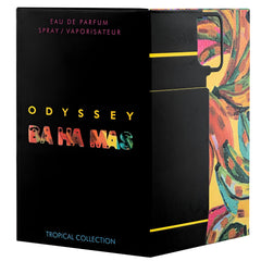 Armaf Odyssey Ba Ha Mas aqua waves scene suggesting refreshing splash for tropical vacations.