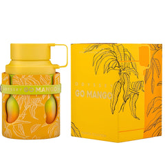 Armaf Odyssey Go Mango spray delivers long-lasting tropical freshness for casual days.