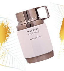 Armaf Odyssey White Edition spray bottle in use for daytime wear