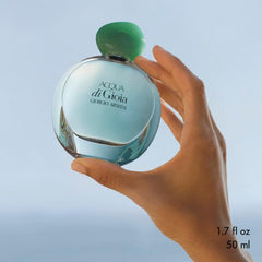 Armani Beauty Acqua di Gioia mint heart evokes cooling freshness on skin