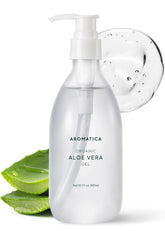 AROMATICA gel aloe vera 300ml para piel suave y cabello tras el sol.