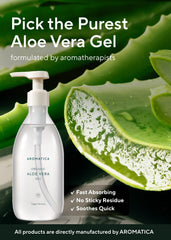 Textura refrescante de Aloe Vera de AROMATICA para aplicar fácilmente.