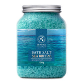 AROMATIKA Bath Sea Salt 46oz bottle shows sea breeze scent for relaxation