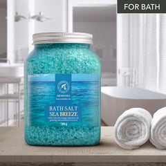 AROMATIKA Bath Sea Salt 46oz with orange oil boosting mood