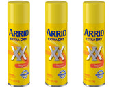 Arrid desodorante en aerosol, protección duradera para todo el día.