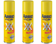 Arrid desodorante en aerosol, protección duradera para todo el día.
