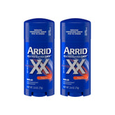 Arrid XX Extra Extra Dry solid deodorant pack of 2 for all-day dryness.
