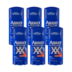 Arrid XX Extremo Seco desodorante sólido, pack de 6, protección diaria.