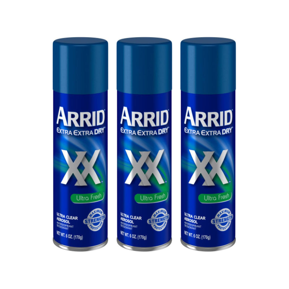 Arrid XX Ultra Clear desodorante en botella, protección duradera para todo el día.