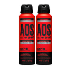 Art of Sport Compete scent bottle highlighting citrus freshness for daily athletic use.