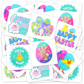 ArtCreativity tatuajes Pascua, diseño conejo: perfecto para sorpresas en la cesta de Pascua.