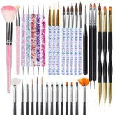 Artdone 35pcs nail art pens and brushes set for precision designs on nails