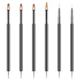 Artdone double-ended brush tips for precise nail art detailing.