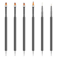 Artdone double-ended brush tips for precise nail art detailing.