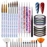 Artdone nail-striping-tape-lines-kit for precise gel art