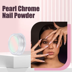 Artdone polvo cromado para uñas – base blanca para efecto espejo