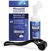 Artimore five-percent minoxidil foam bottle for easy topical application