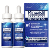 Artimore 5% Minoxidil bottle showing the extra-strength formula for scalp care