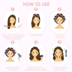 ARTIRNANOG soft curlers deliver gentle hold with smooth curls