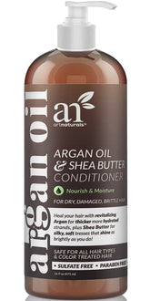 Artnaturals Acondicionador de Argán: botella lista para hidratación profunda.