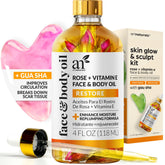 ArtNaturals botella de aceite bio con vitamina E para hidratación profunda de la piel.