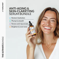 Artnaturals Vitamin C Serum Set Hyaluronic acid bottle emphasizes deep hydration