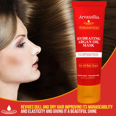 Arvazallia Mascarilla Argán: nutre y mejora la manejabilidad y elasticidad del cabello.