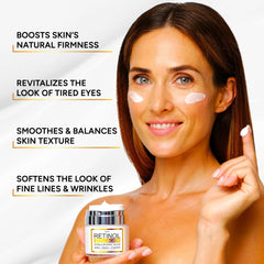Arvesa crema retinol para uso diario, aplicación suave