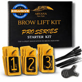 Aryana New York Brow Lamination Kit packaging highlights vegan, cruelty-free quality for professional use.