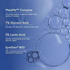 Asaya Even Tone Mist: control de olor diario para axilas frescas.
