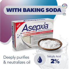 Asepxia barra jabón bicarbonato: exfoliación suave para piel más refinada