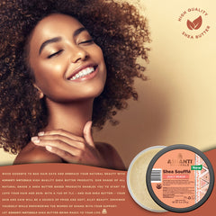 Cuidado del cabello y piel con Ashanti Naturals, hidratación ligera