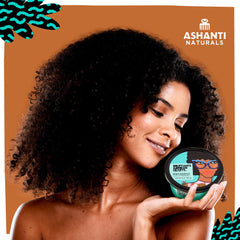 Ashanti Naturals Soufflé de Karité con coco mango, ingredientes clave y aroma.