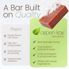 Aspen Kay Naturals Jabón Shea Manteca: nutrición para piel seca.