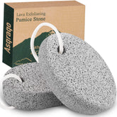 Asqraqo lava pumice stone for foot exfoliation and smoother skin