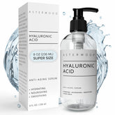 Asterwood Hyaluronic Acid Serum bottle ready for deep hydration.