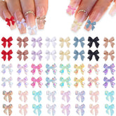 ASVNRES Aurora, adornos para uñas con mariposas para un toque delicado.