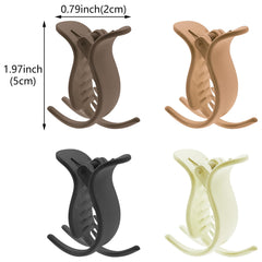 Aswewamt large claw hair clip grips different hair textures.